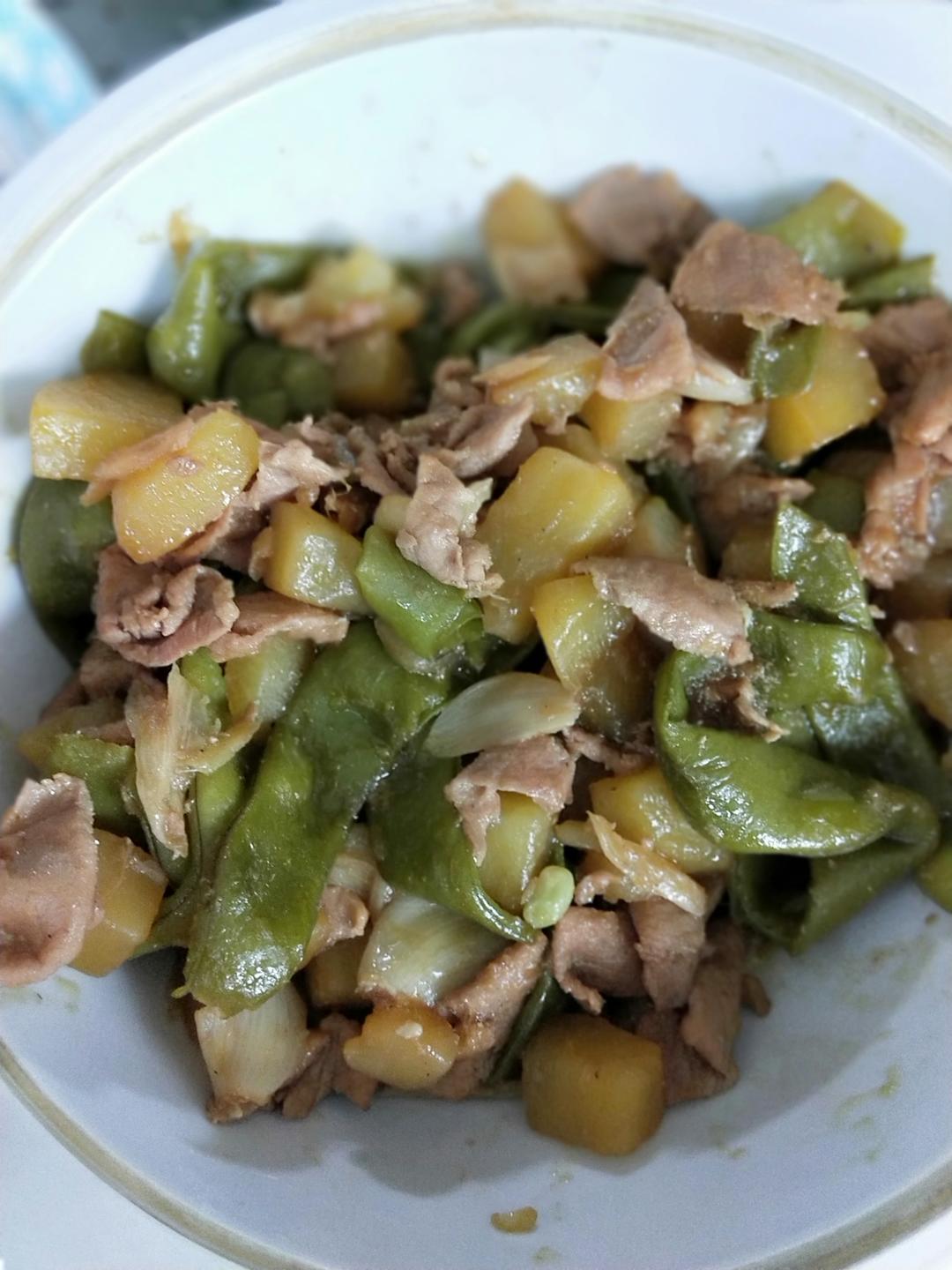 豆角炖土豆的做法