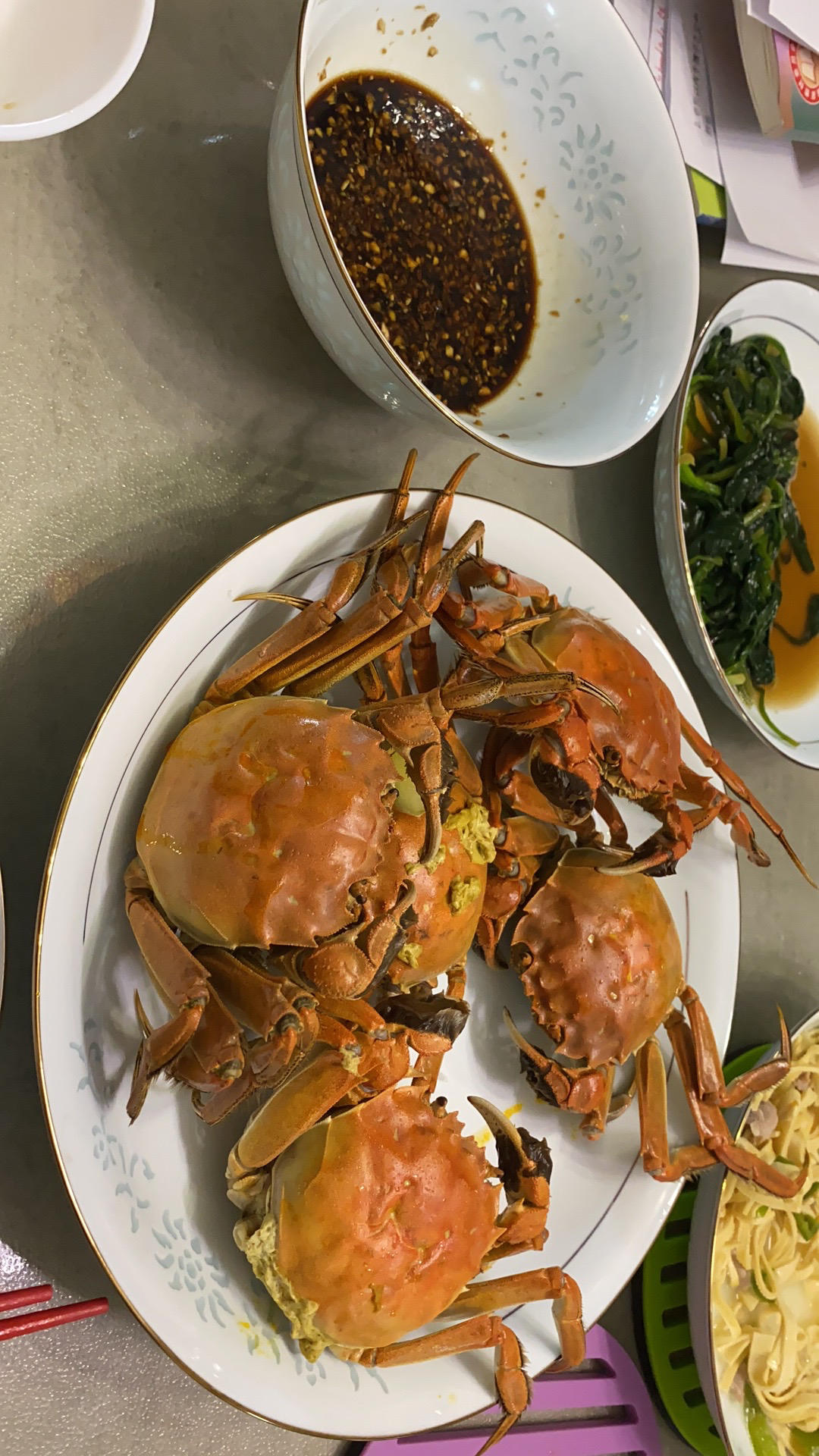 清蒸大闸蟹