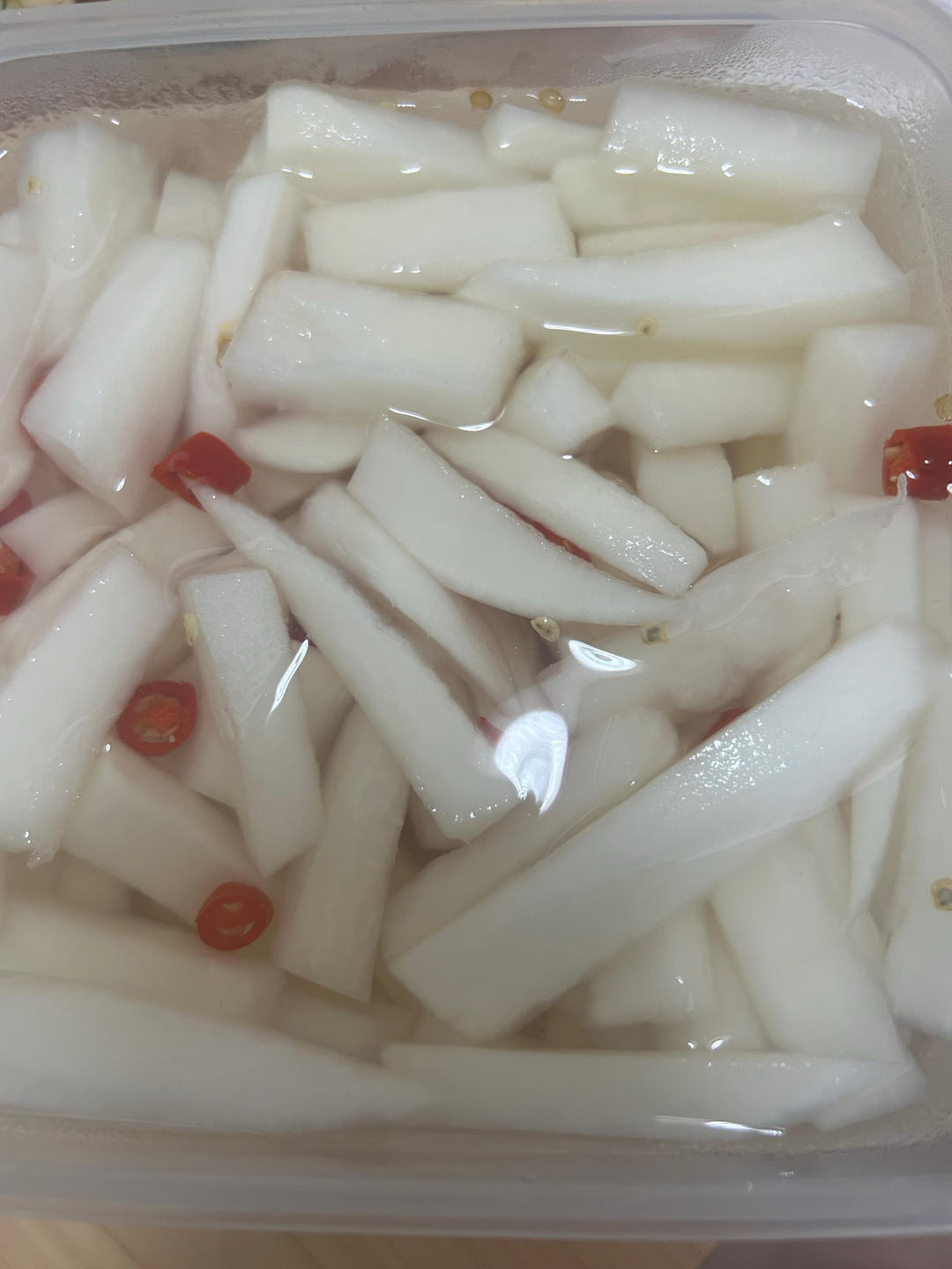 腌萝卜，酸甜爽口