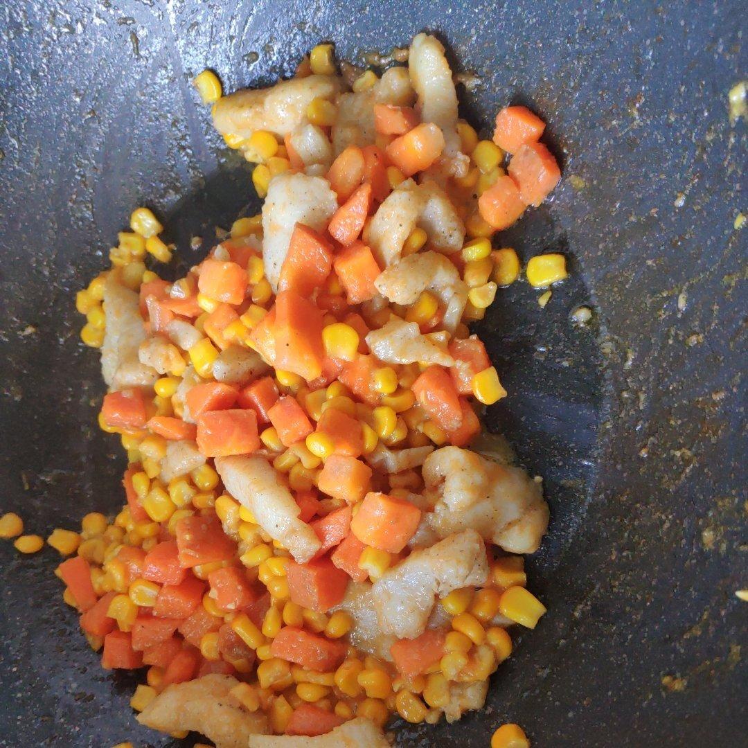 当龙利鱼（或巴沙鱼）遇到玉米【妞的食记】