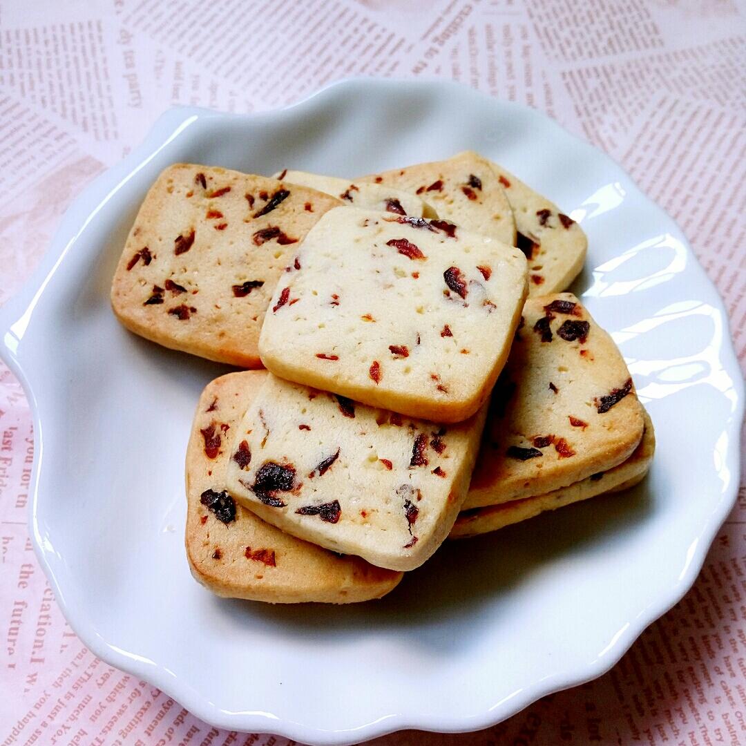 低糖少油版蔓越莓饼干