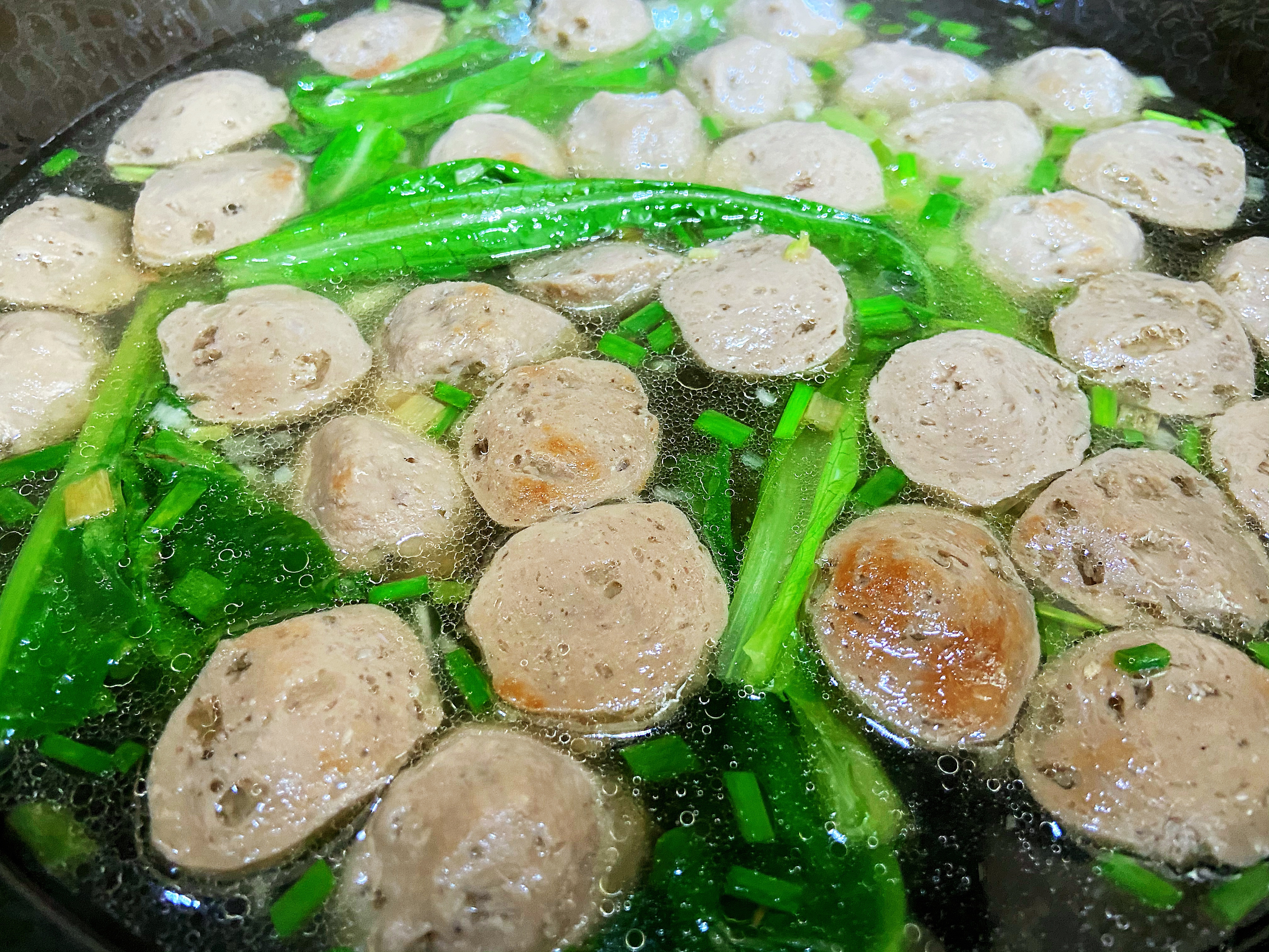 牛肉丸青菜汤的做法