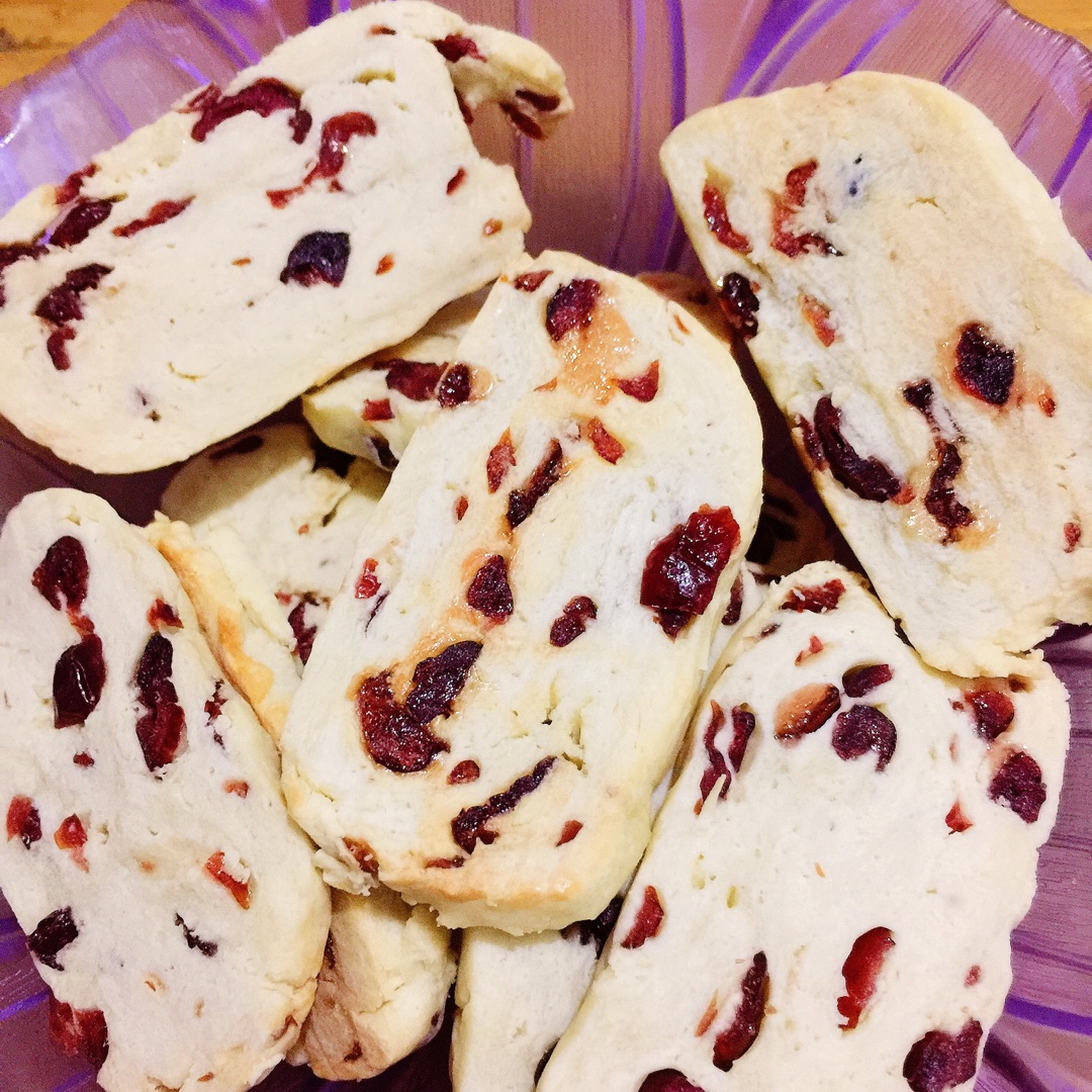 低糖少油版蔓越莓饼干