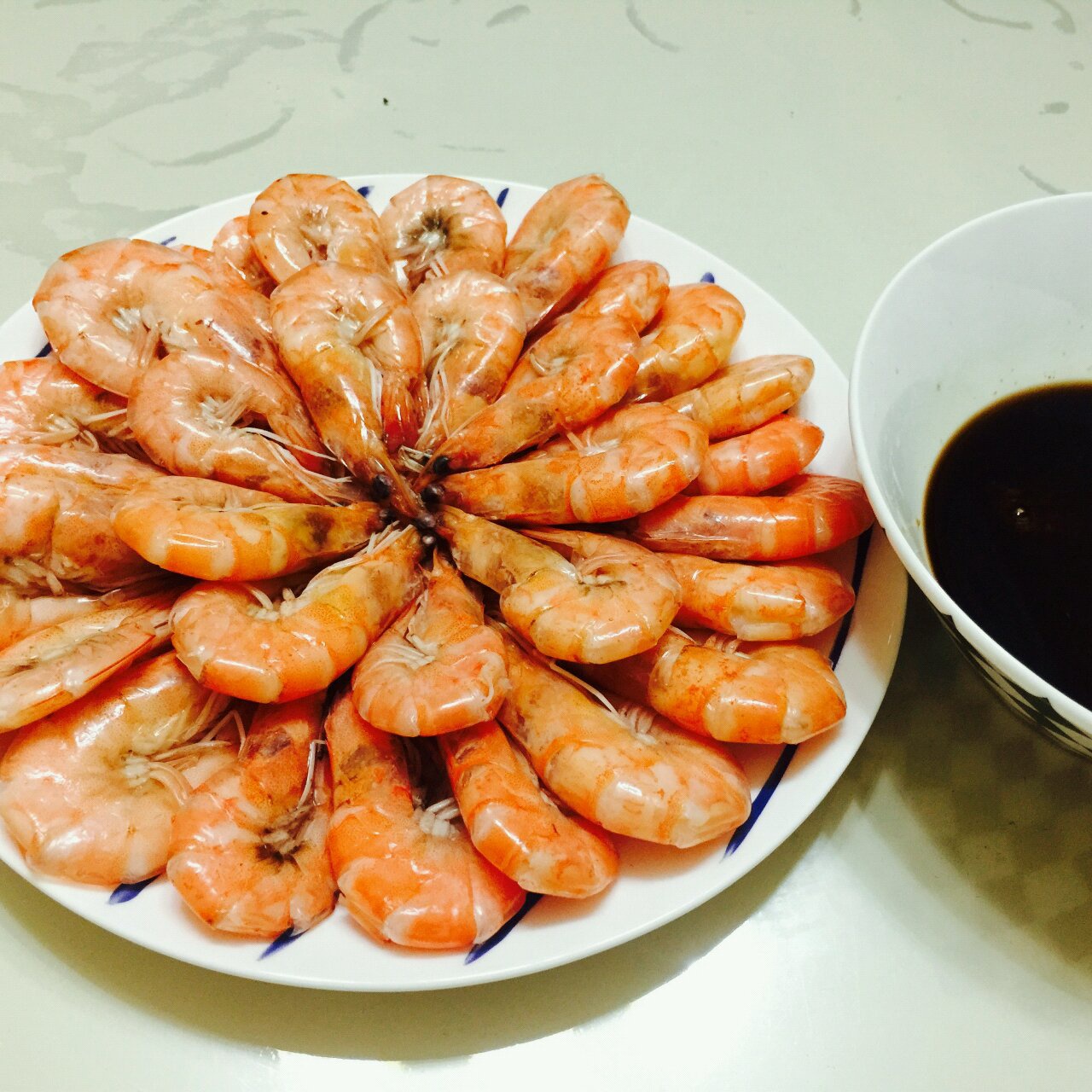 白灼基围虾