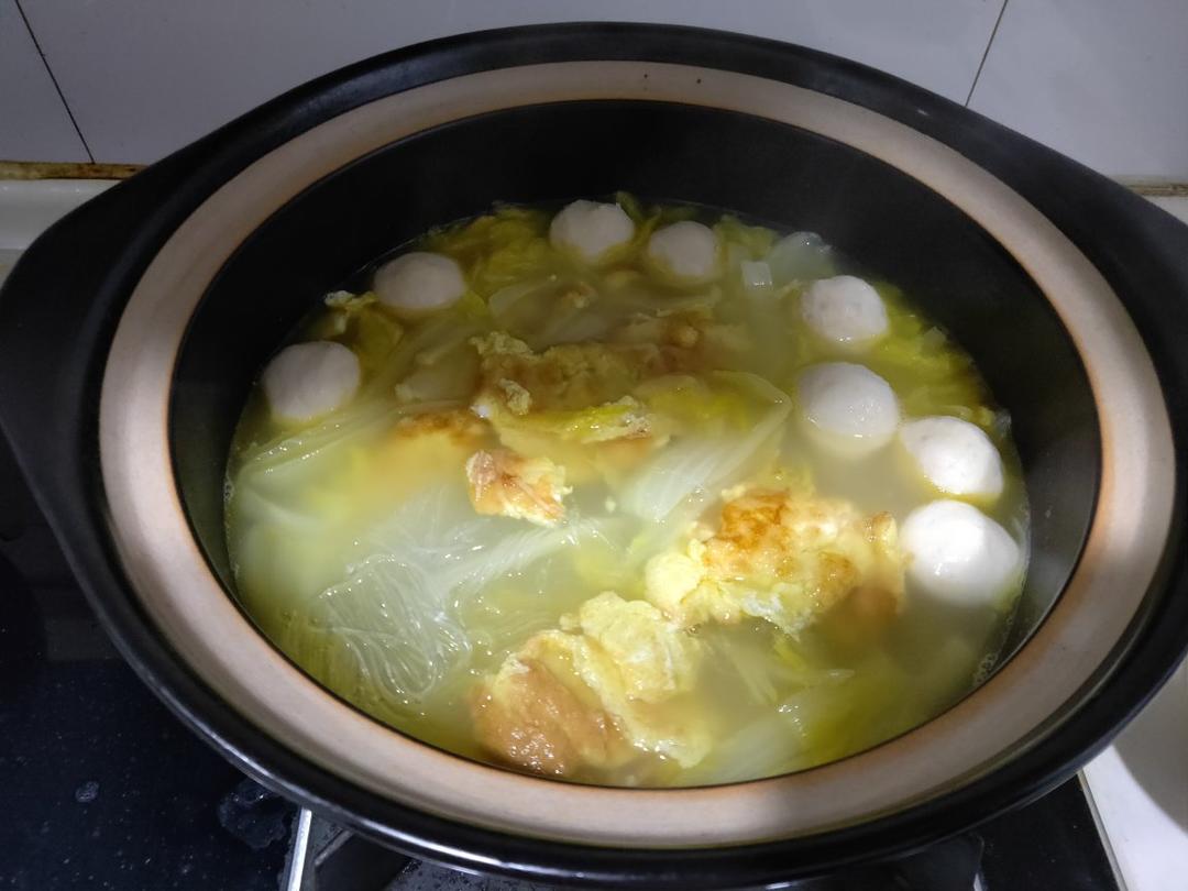 粉丝白菜汤