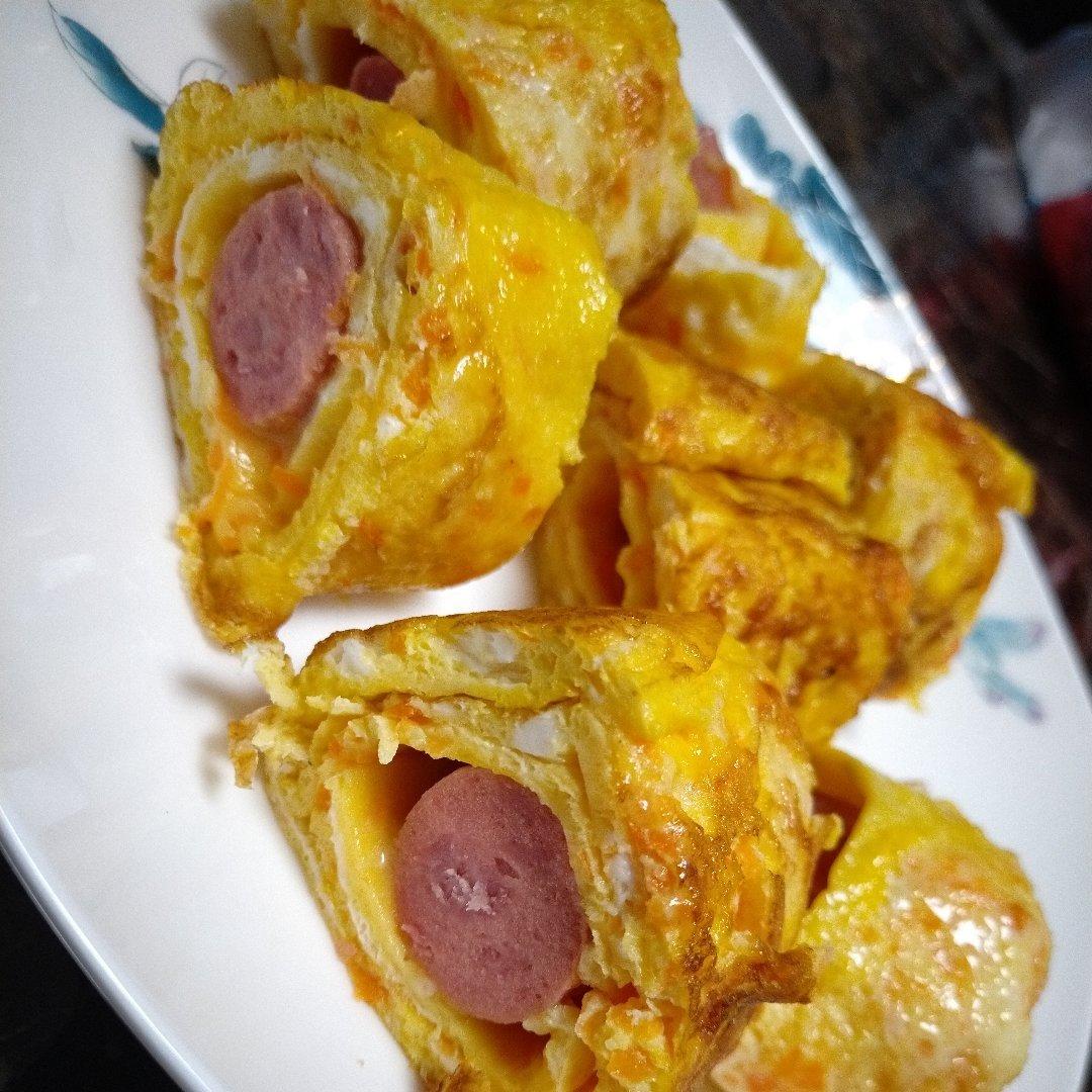 胡萝卜厚蛋烧