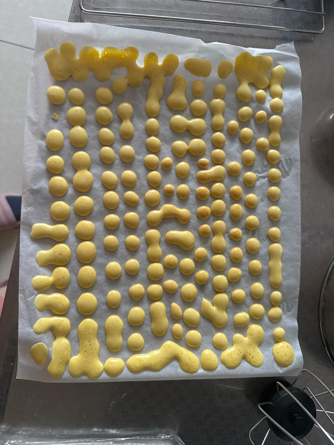 入口即化的无添加蛋黄溶豆