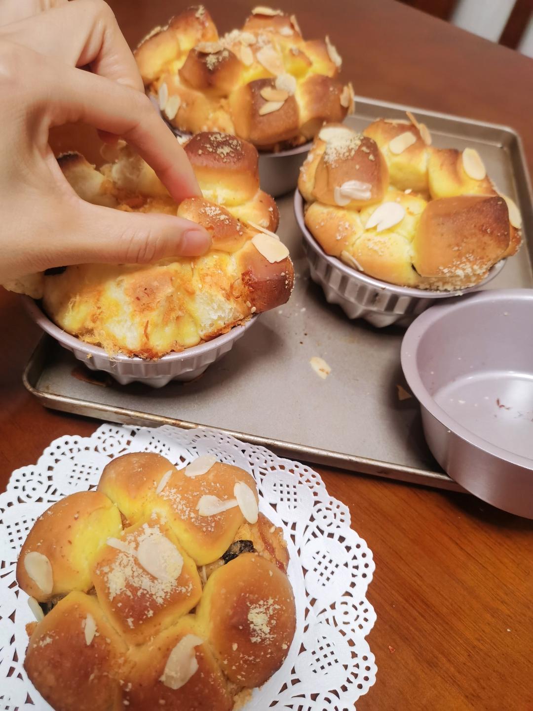 【炼乳手撕面包】不用费力整形的面包，烘焙小白也能成功