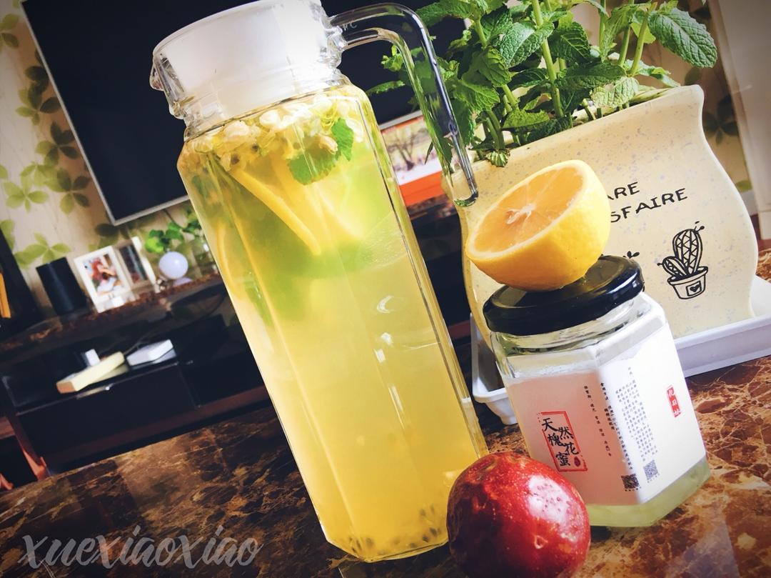 百香果柠檬蜂蜜茶