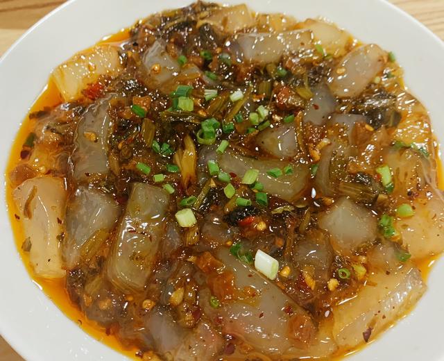 麻腐炒雪菜的做法