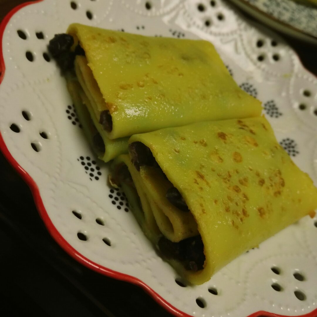 消灭多余可丽饼——花生酱风味早餐