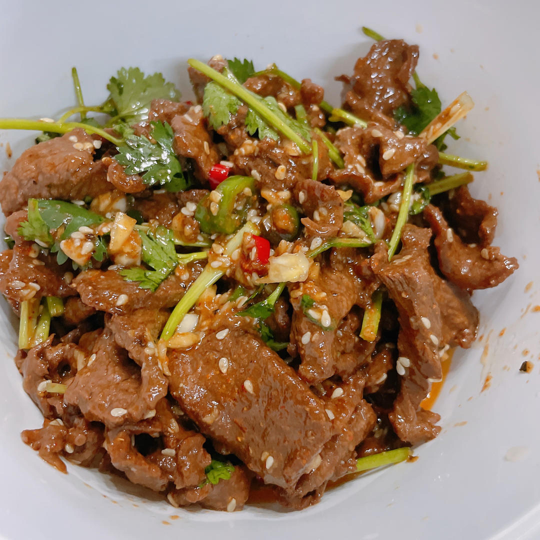 这个太绝了｜香菜拌牛肉‼️巨好吃