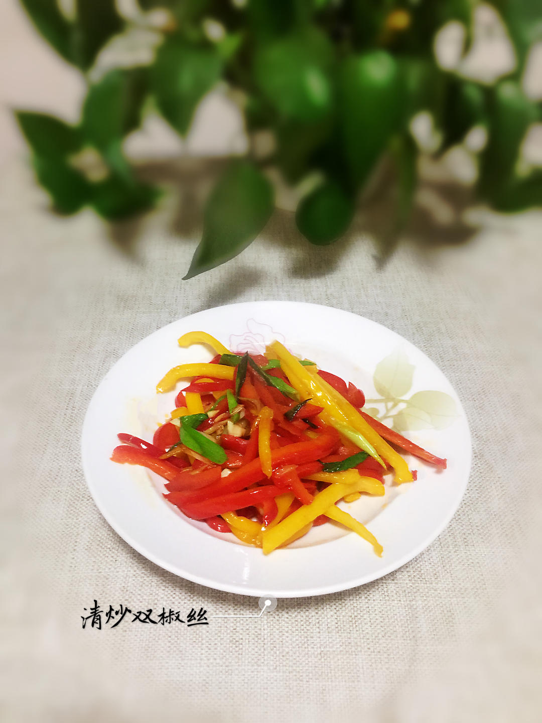 【三个小时十八道菜】之清炒双椒丝