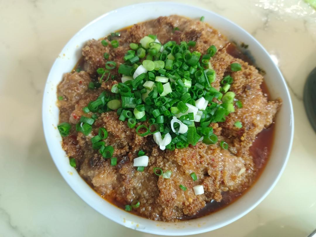 绝绝子！甩饭店几条街的粉蒸肉（粉蒸排骨）