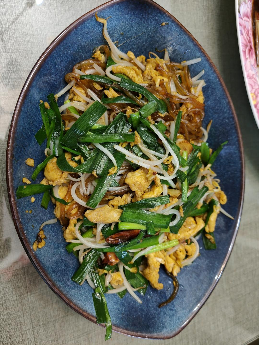 豆芽炒粉条