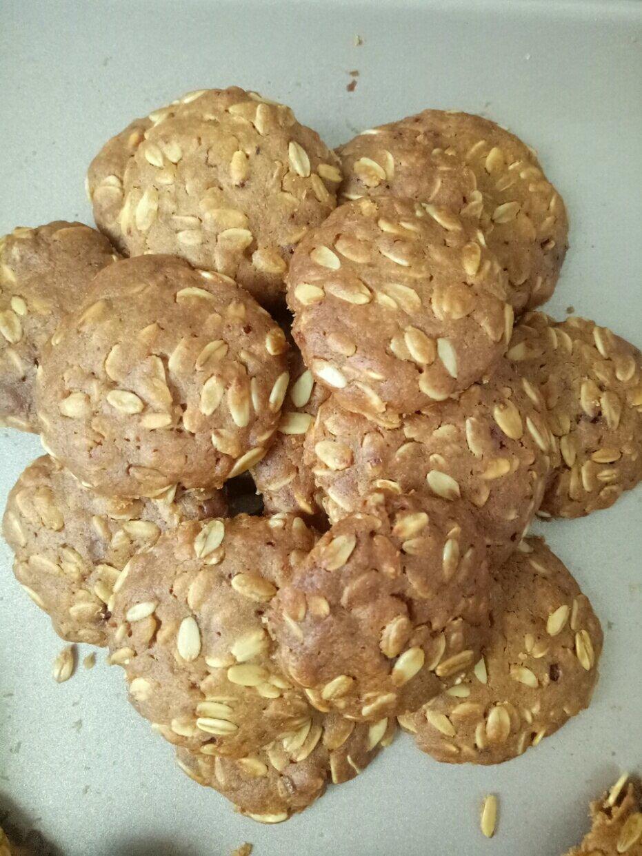 植物油版红糖燕麦饼干（超快手）
