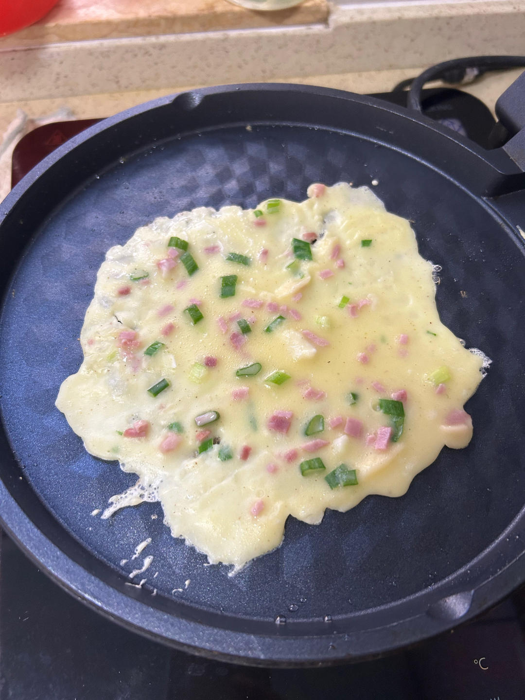 简单又营养的葱花鸡蛋饼