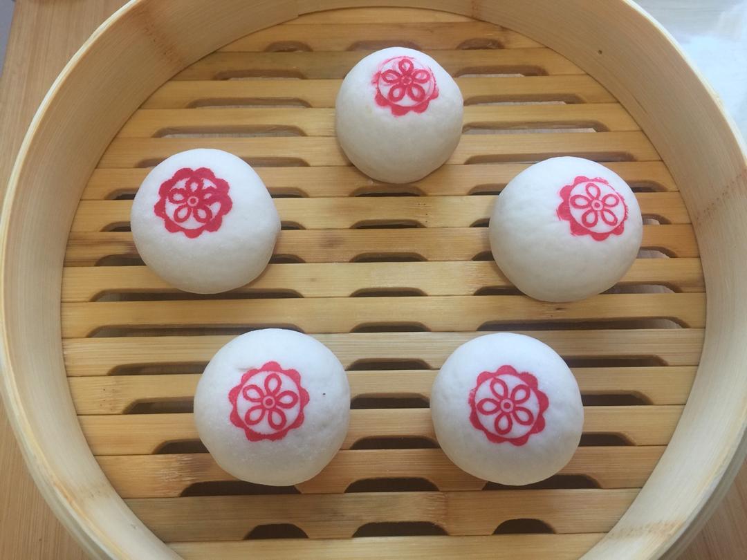 辰妈小厨c做的印花小馒头(糕模)