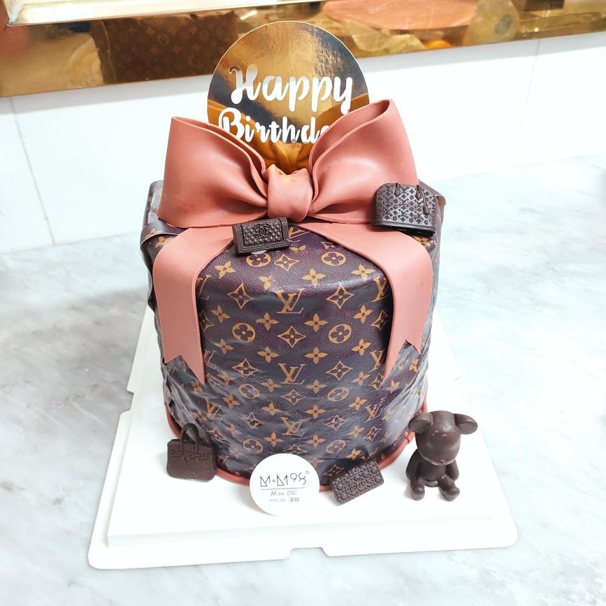 老花LV生日蛋糕