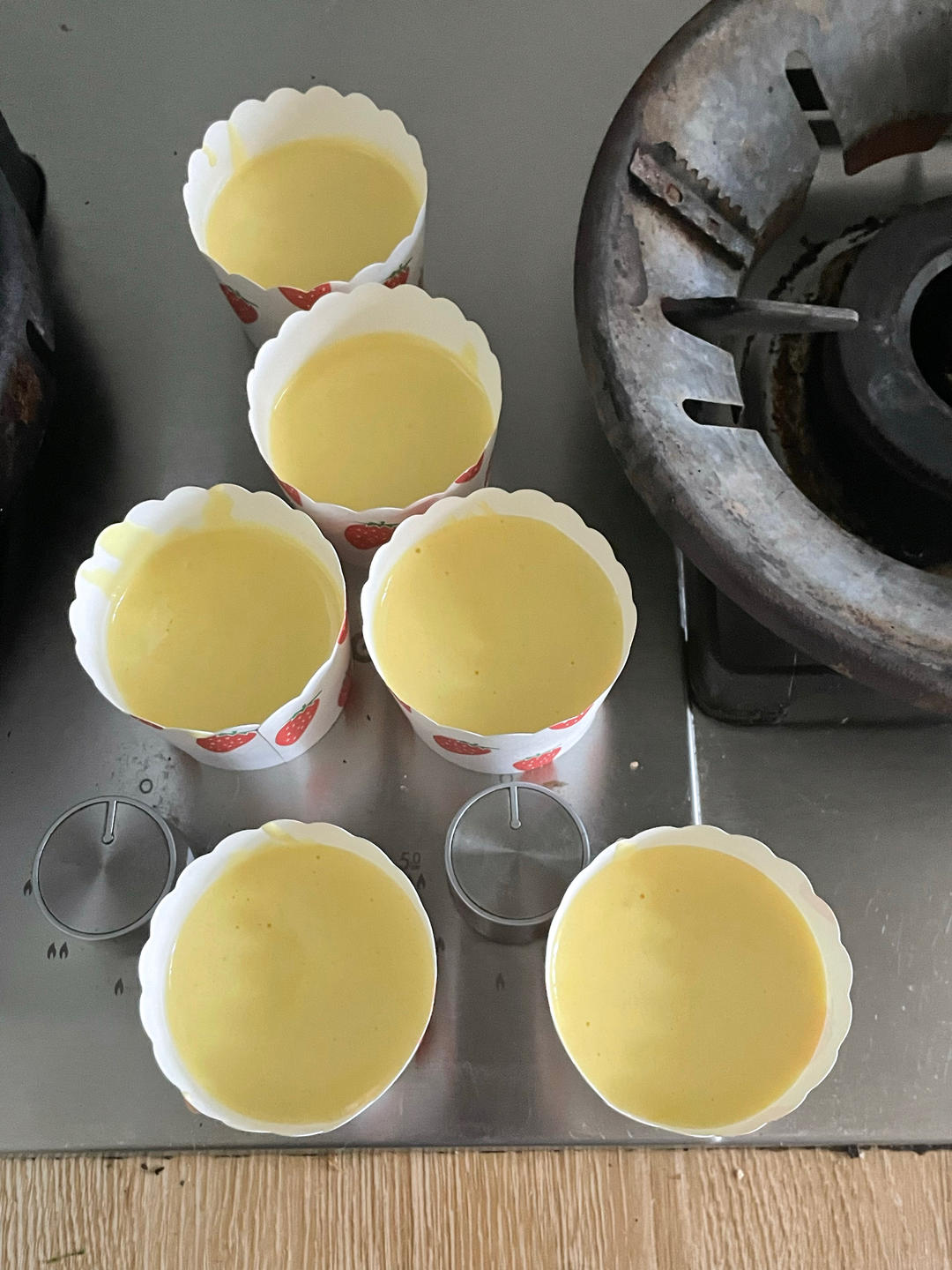 空气炸锅纸杯戚风蛋糕