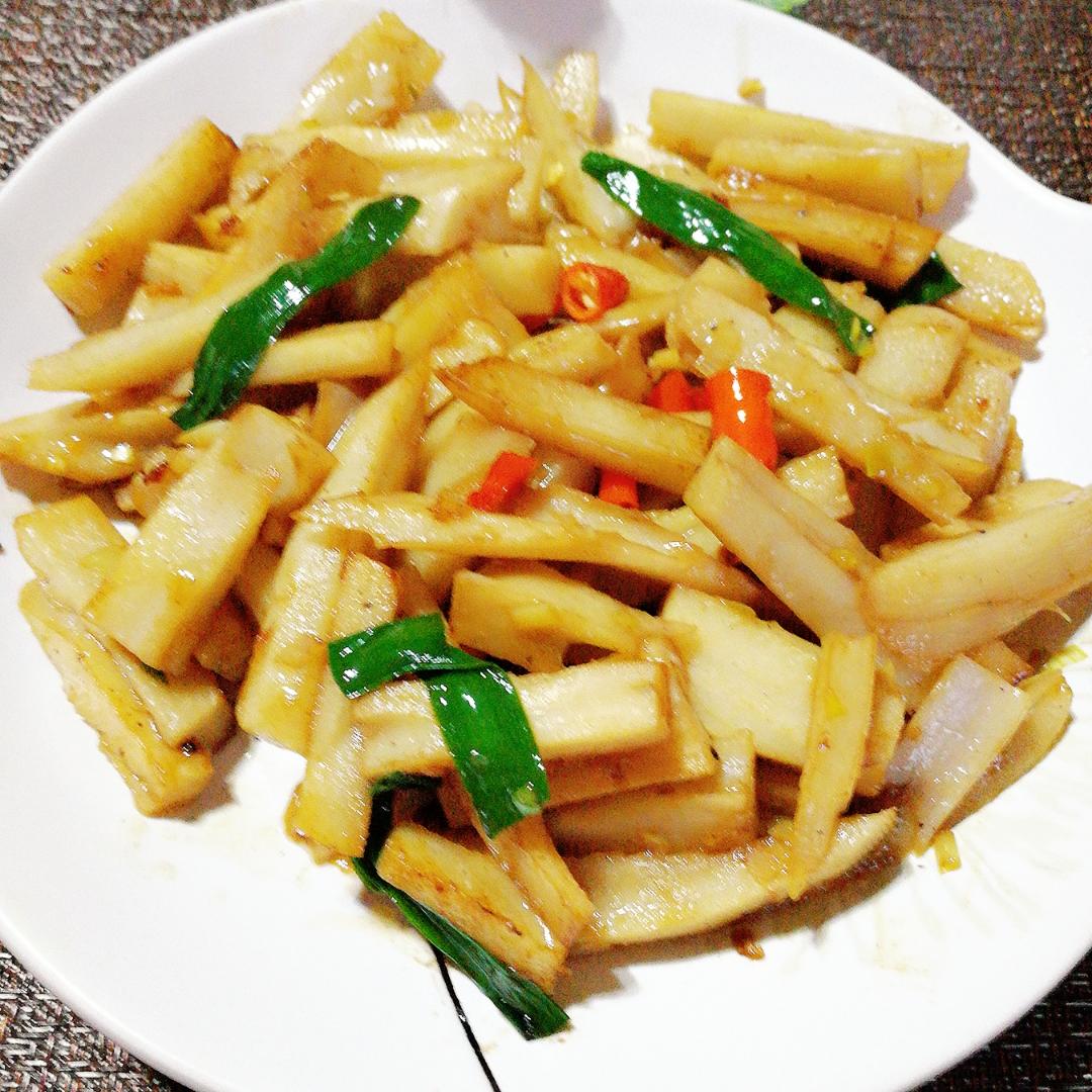 春风拂过做的素炒藕条