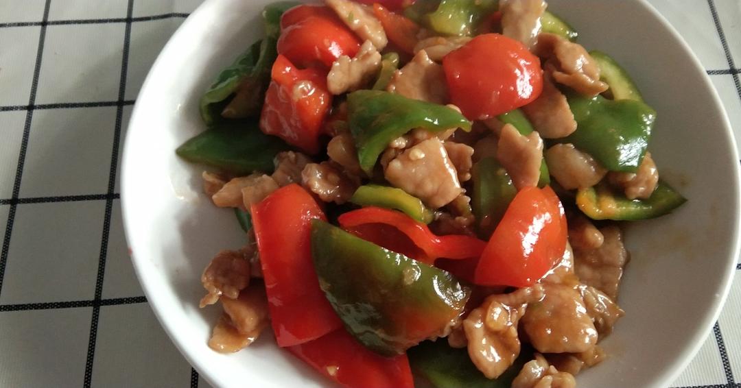 彩椒炒肉