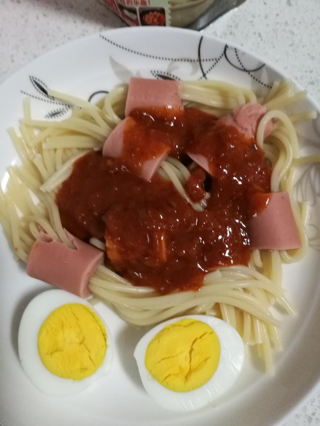 咖喱芝士穿肠意面