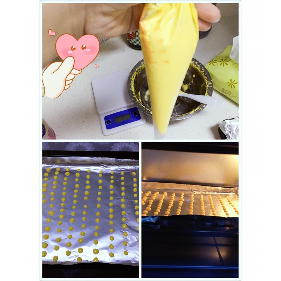 入口即化的无添加蛋黄溶豆