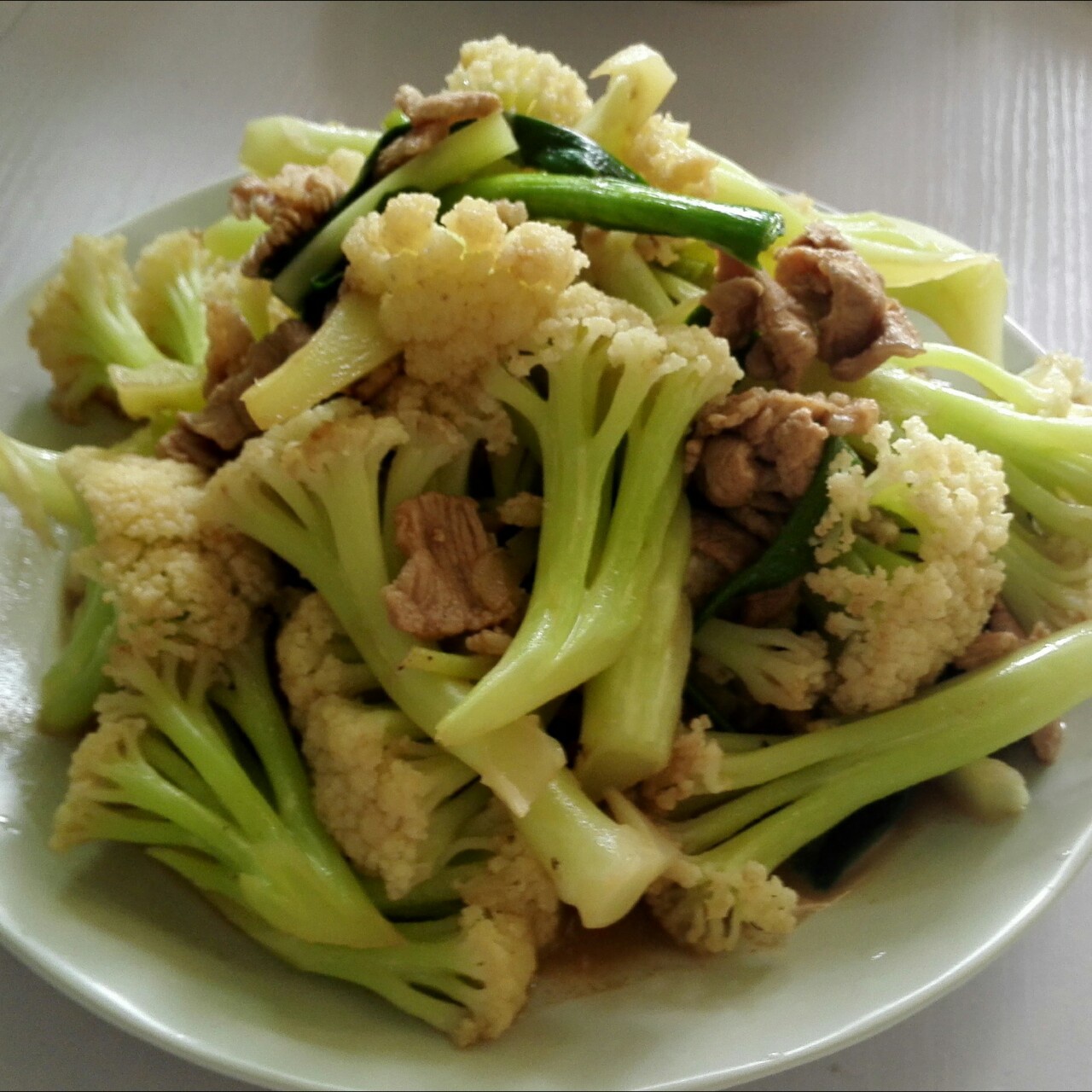 老丁的私房菜-干锅花菜