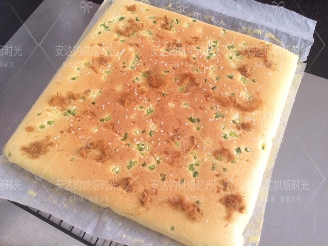 香葱肉松肥蛋糕卷～