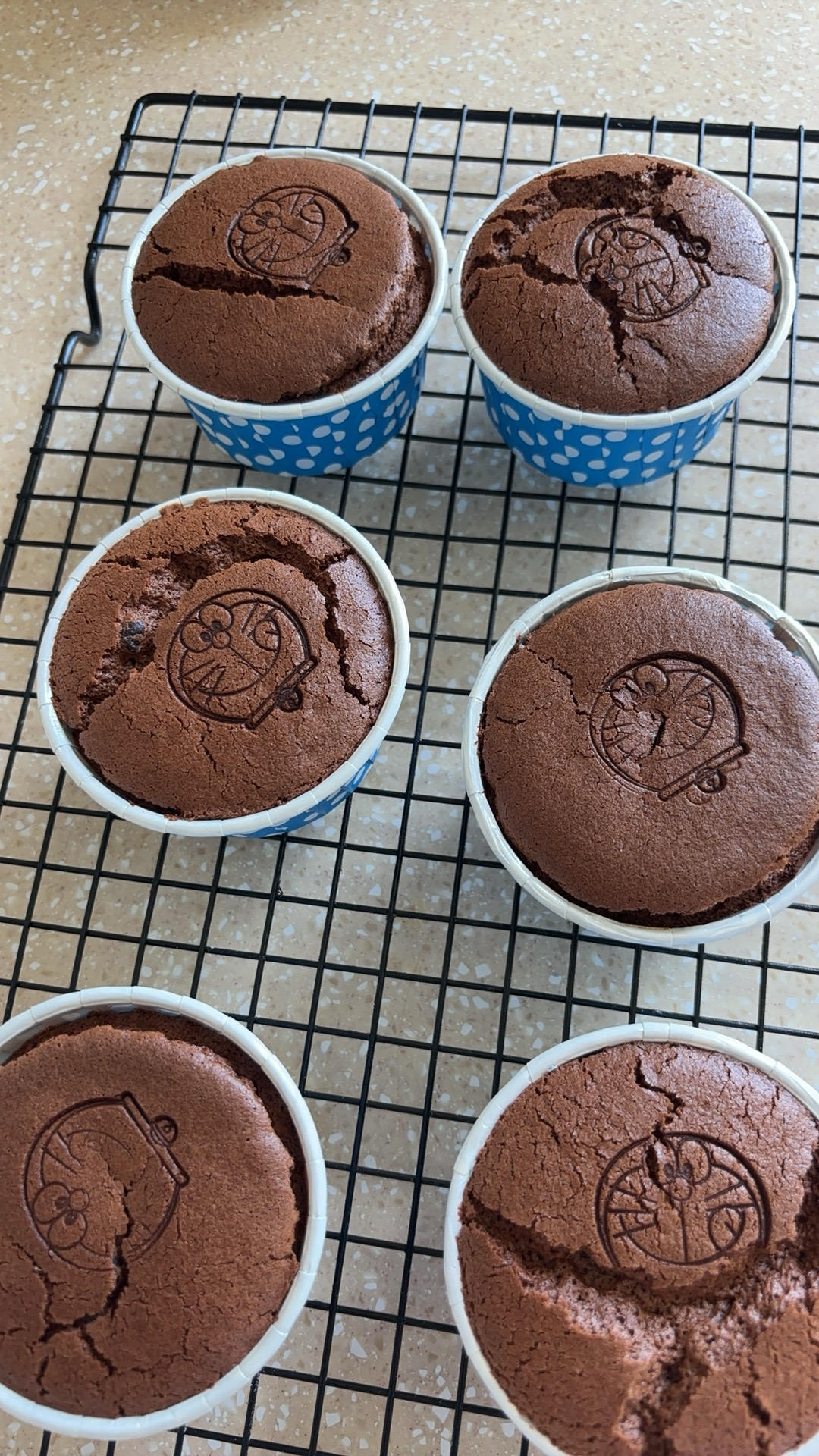 不开裂不回缩可可纸杯蛋糕🧁