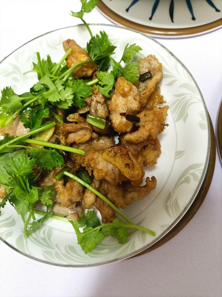孜然肉片，家常炒法