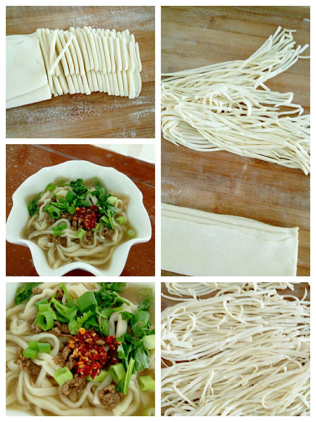 山边的海做的手擀面