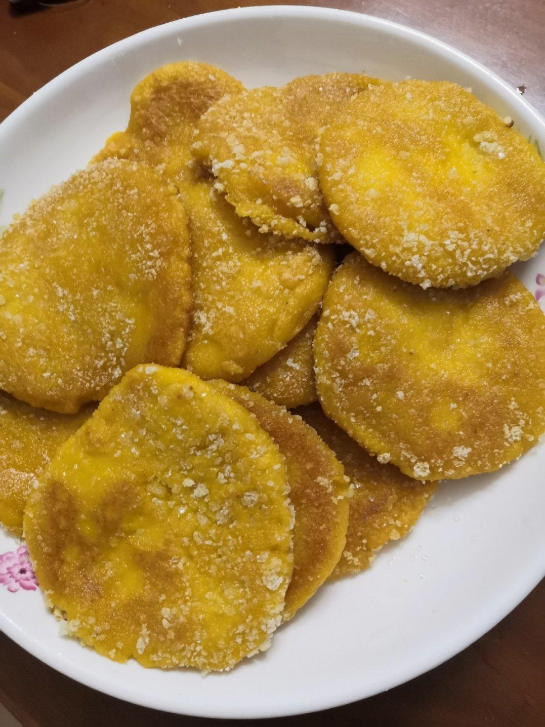 裹了面包糠的南瓜饼·速成