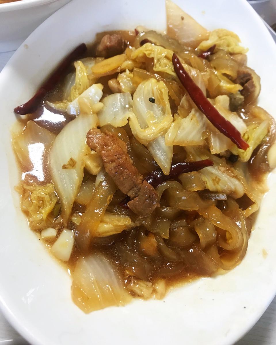 猪肉白菜炖粉条