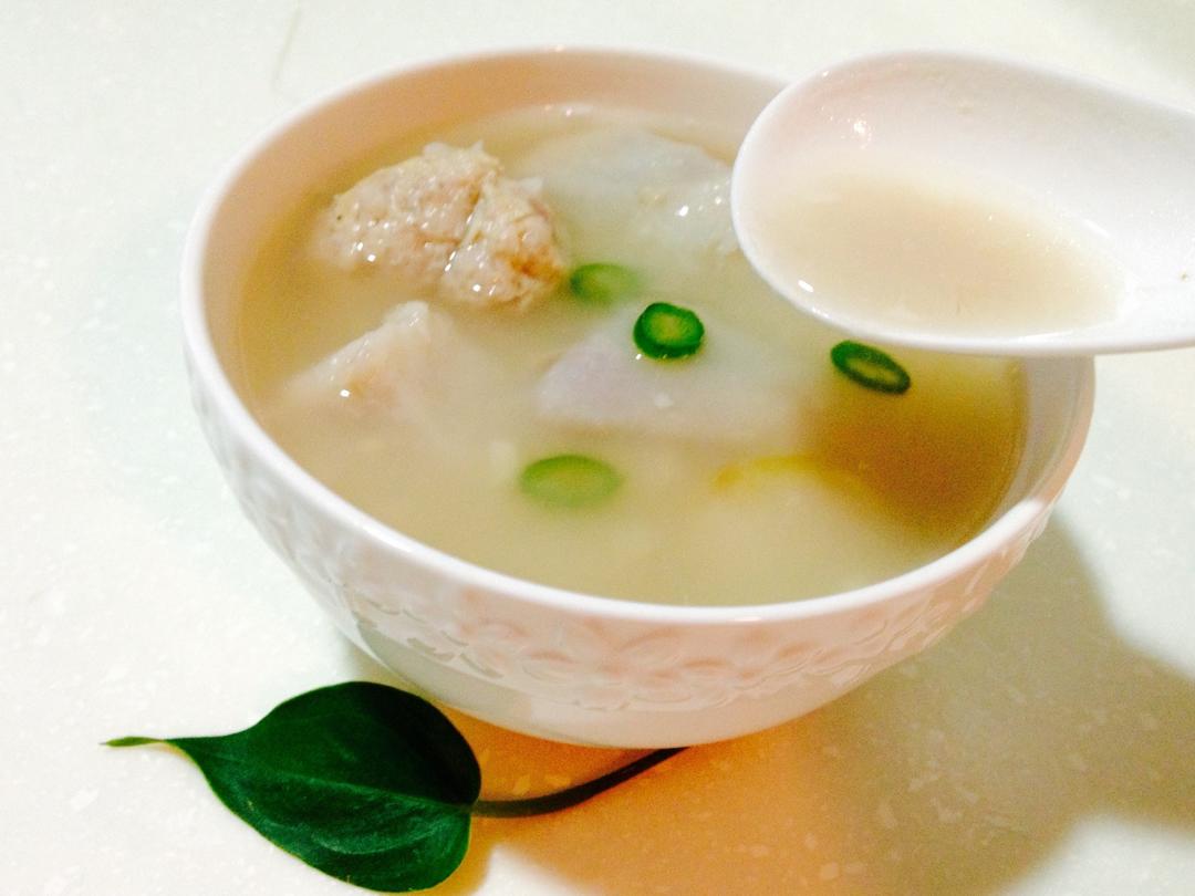 原味芋头肉丸汤