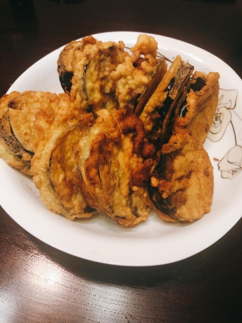 酥炸茄盒￨外酥里嫩