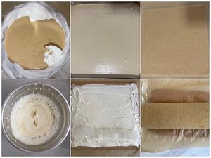 生椰拿铁蛋糕卷的做法 步骤2
