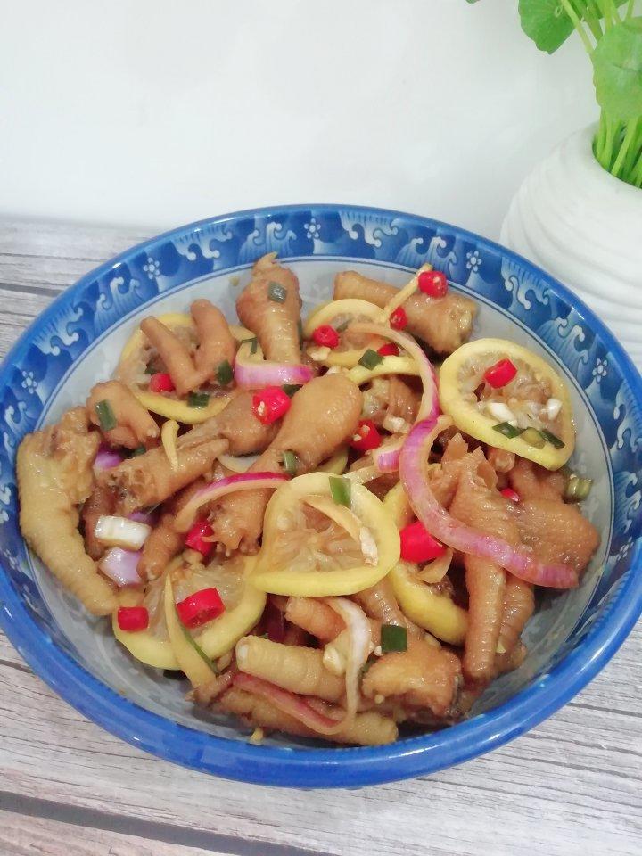 【柠檬酸辣鸡爪】自制超级无敌美味的网红鸡爪