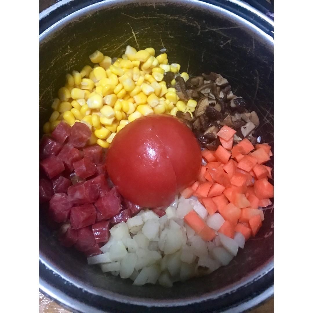 网红焖饭一只番茄饭