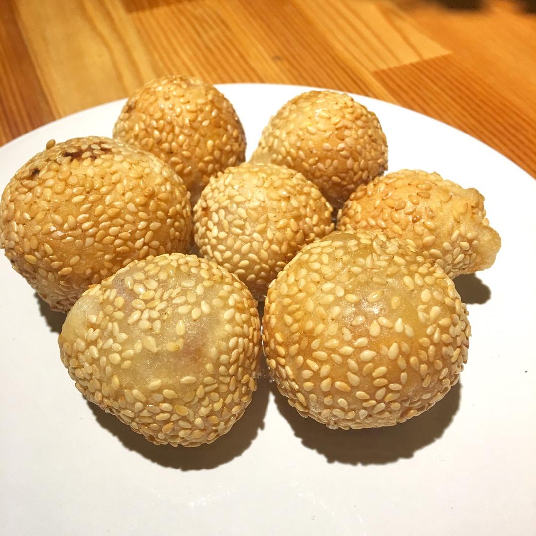 豆沙麻球