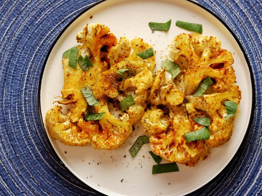 馋哭了！咖喱菜花这样烤，绝味！