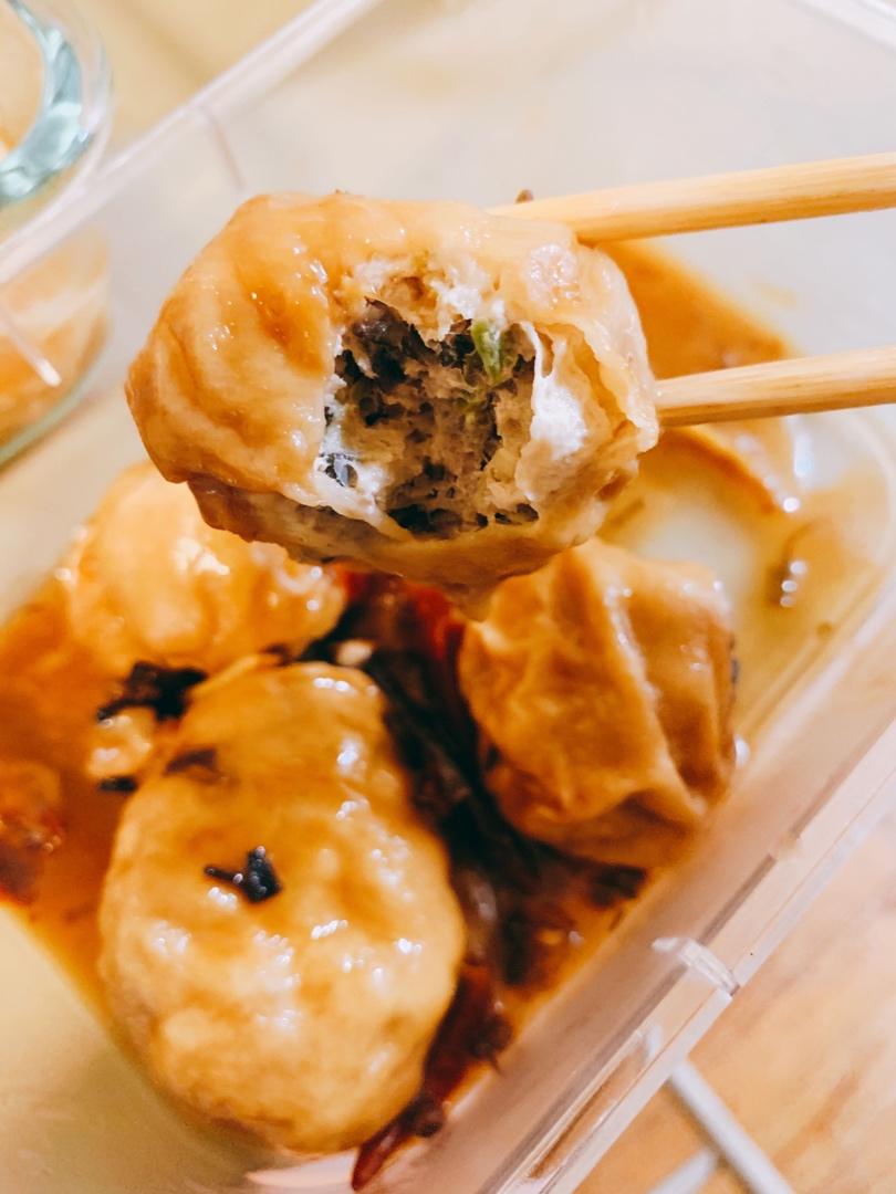 【上海本帮菜】油面筋塞肉（汤汁超下饭）