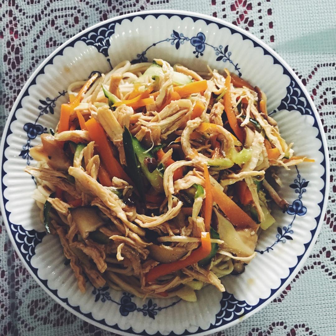 减脂健身｜凉拌手撕鸡丝（香辣&麻油版）