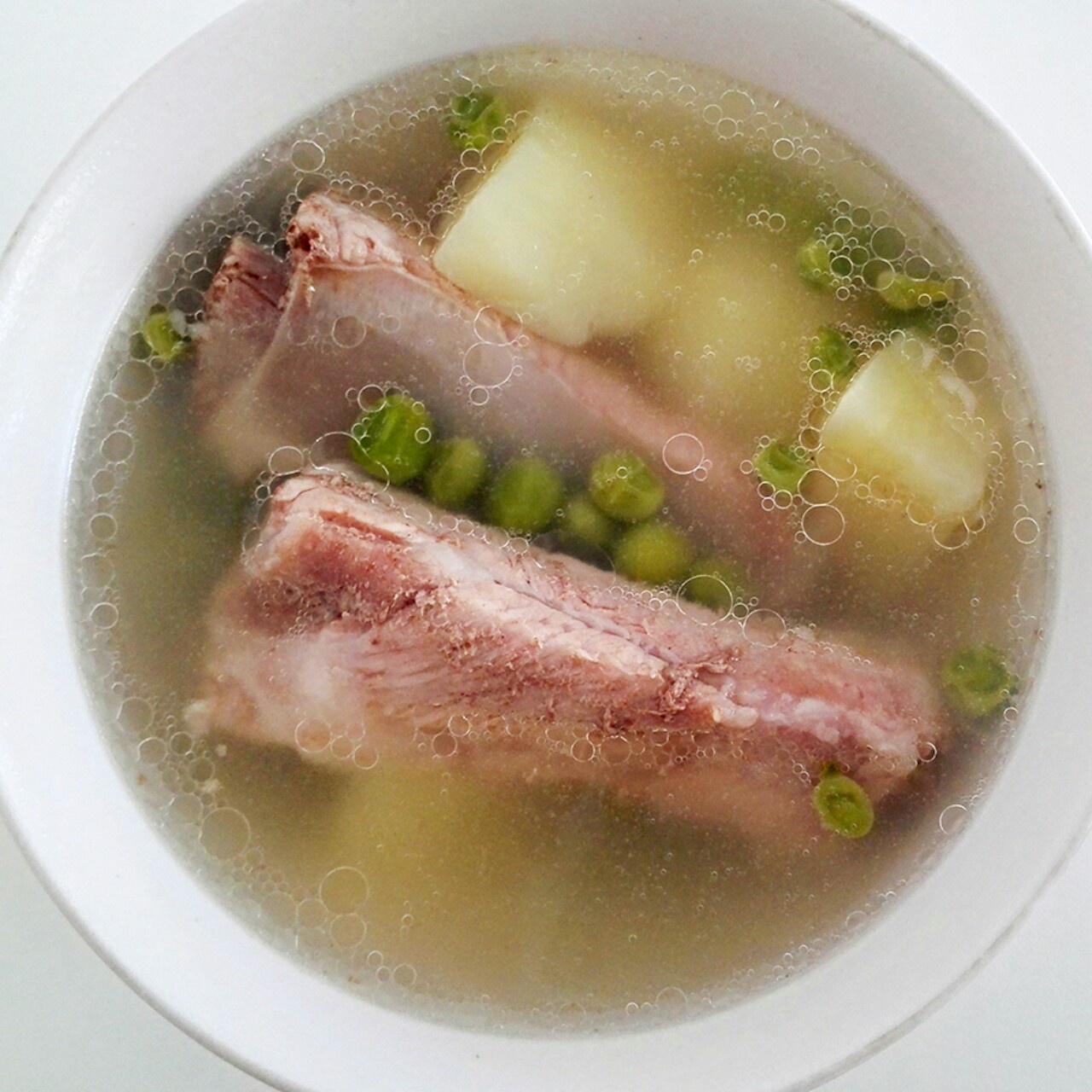 排骨豌豆汤