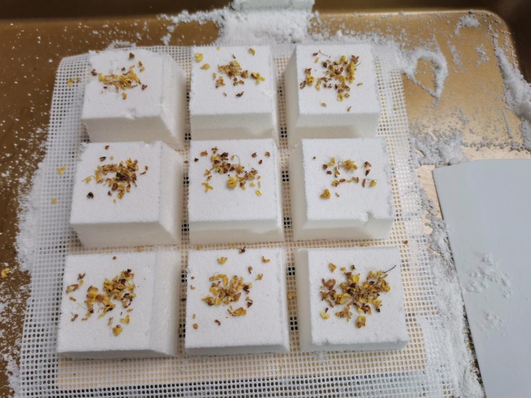 用专业的模具来做桂花糕米糕-福星糕模出品