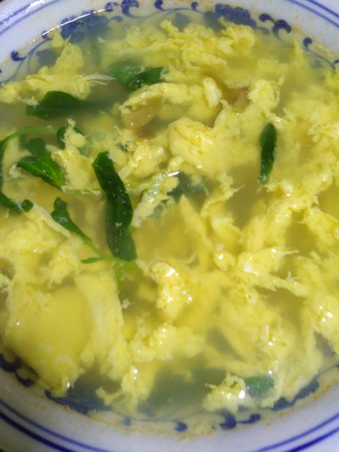 青菜榨菜丝蛋汤的做法