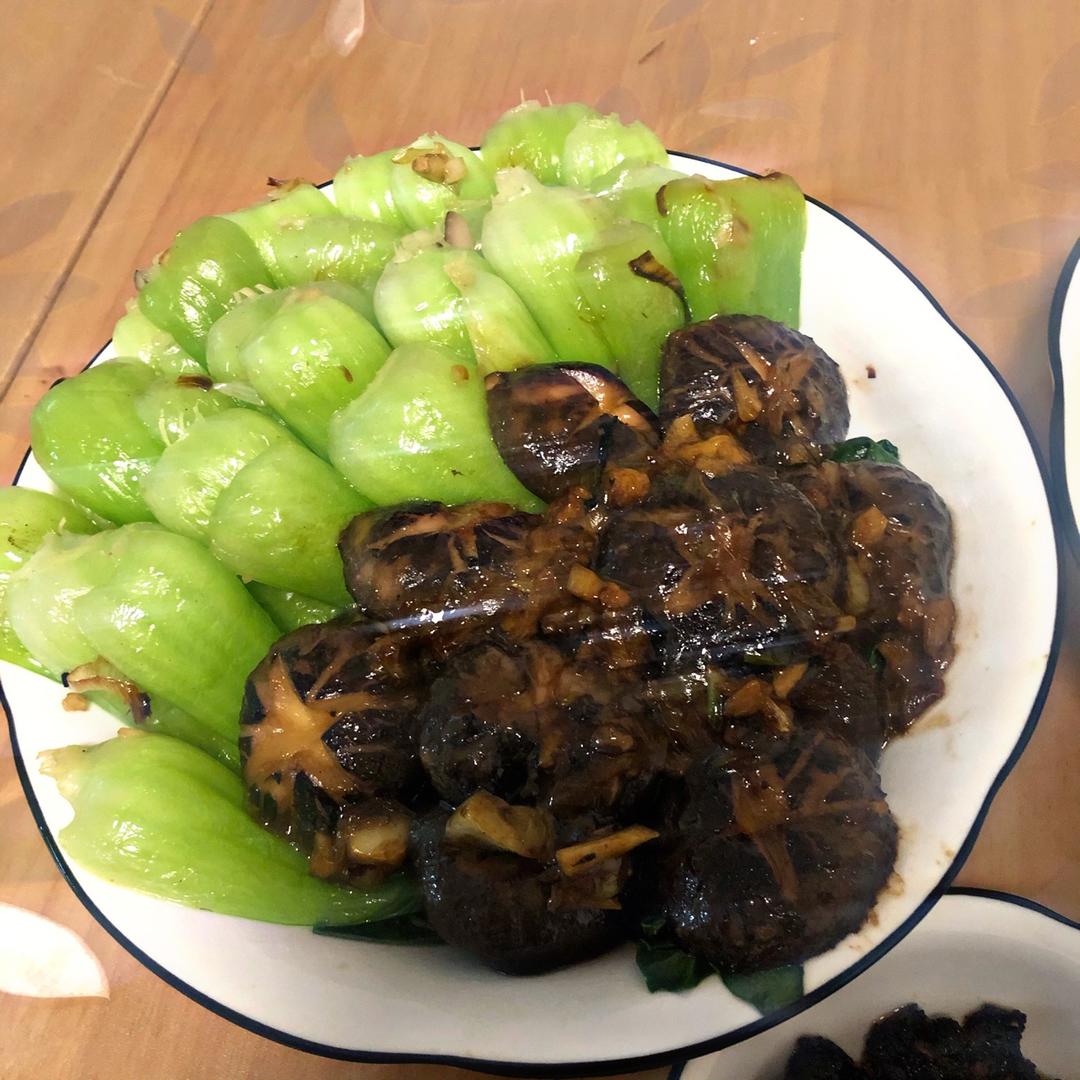 蚝油香菇小油菜