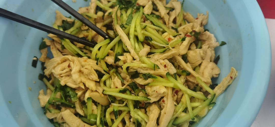鸡胸肉这样做巨好吃❗️凉拌鸡丝😋低脂高蛋白