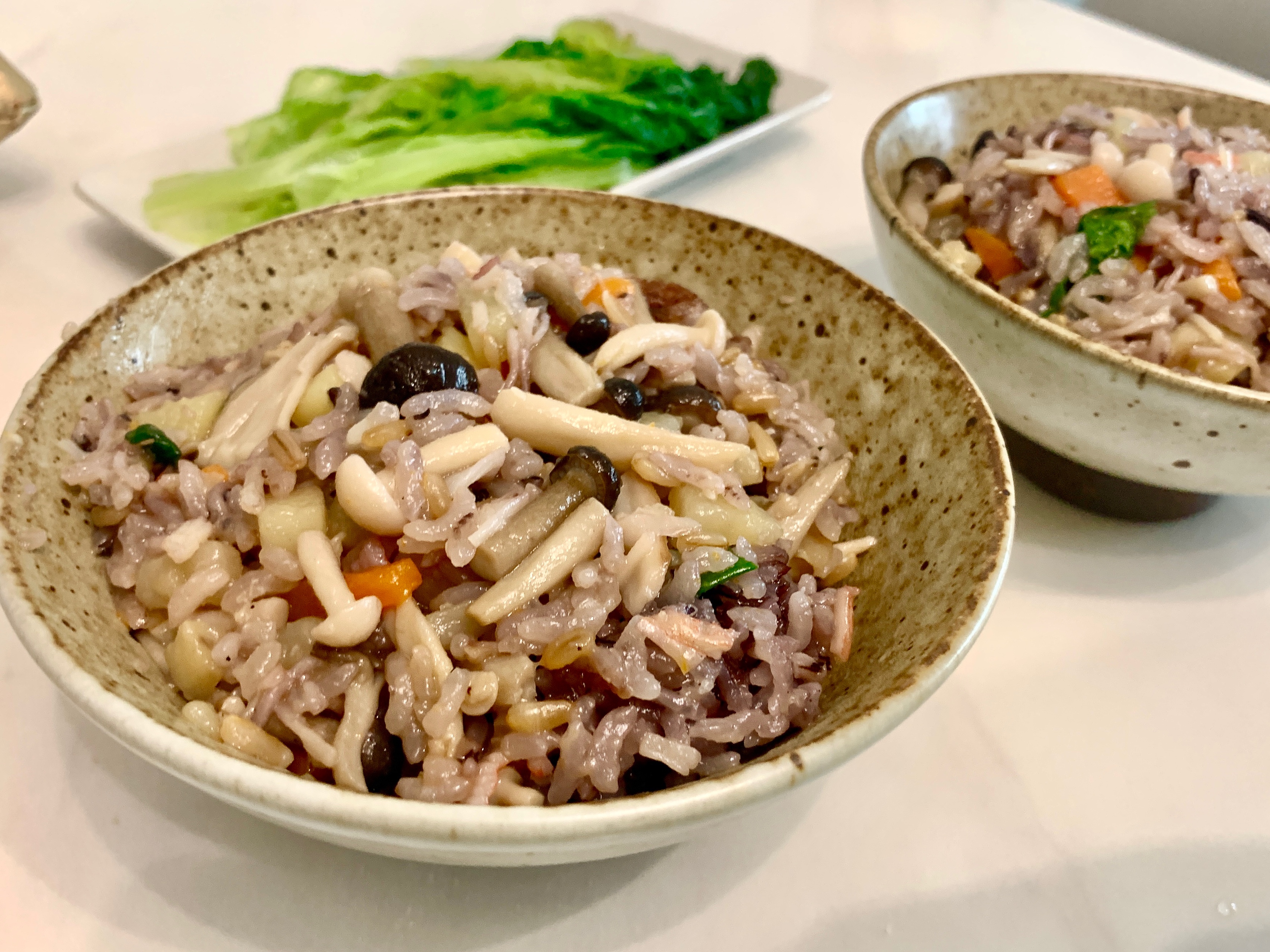 蟹柳杂菇糙米饭🍚的做法